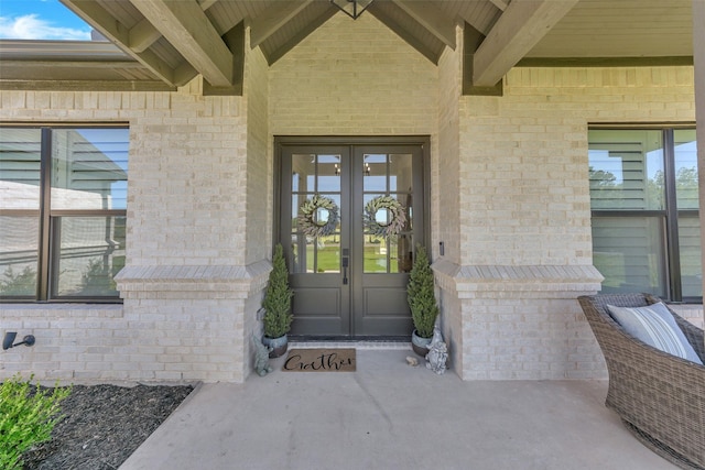 277 Schneider Rd, Sherman, TX 75090 - property entrance with french doors and brick siding