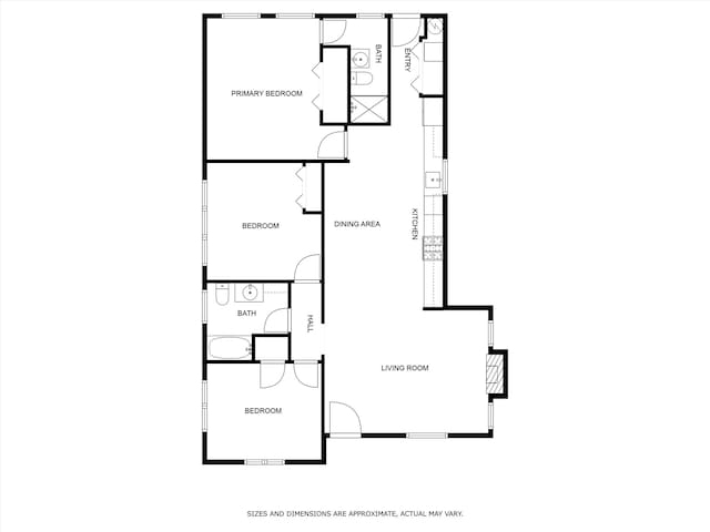 2522 W Jefferson Blvd, Dallas, TX 75211 - floor plan / room layout