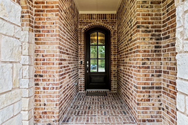 2712 Cross Oak Pl, Mckinney, TX 75071 - property entrance with brick siding