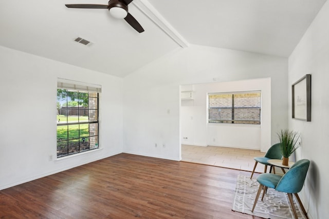 6319 Leasa Ct, Sachse, TX 75048 - unfurnished room featuring wood finished floors, ceiling fan, and baseboards