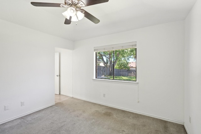 6319 Leasa Ct, Sachse, TX 75048 - empty room with carpet, baseboards, and ceiling fan