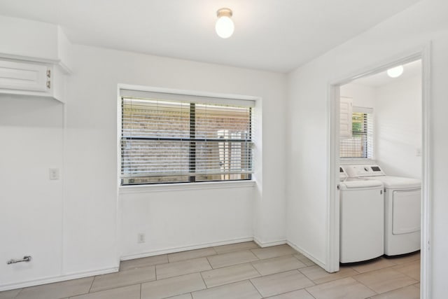 6319 Leasa Ct, Sachse, TX 75048 - washroom featuring washer and dryer and plenty of natural light