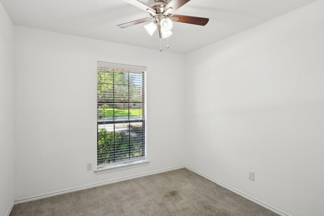 6319 Leasa Ct, Sachse, TX 75048 - unfurnished room with carpet, ceiling fan, and baseboards
