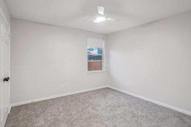 3804 Kathryn Way, Mckinney, TX 75070 - carpeted spare room featuring ceiling fan and baseboards