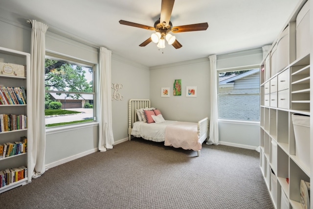 4309 Bilglade Rd, Fort Worth, TX 76109 - bedroom featuring multiple windows, carpet, and baseboards