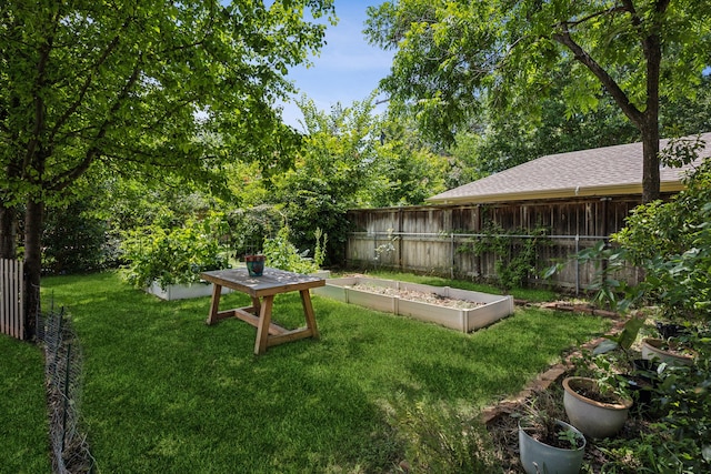 4309 Bilglade Rd, Fort Worth, TX 76109 - view of yard featuring a vegetable garden