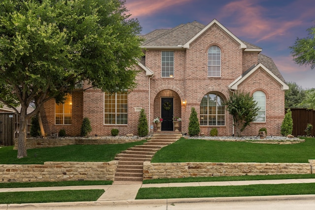 15198 Woodbluff Dr, Frisco, TX 75035 - view of front facade with brick siding