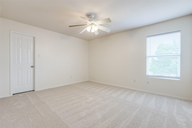1337 Red River Ln, Allen, TX 75002 - unfurnished room featuring light carpet, ceiling fan, and baseboards