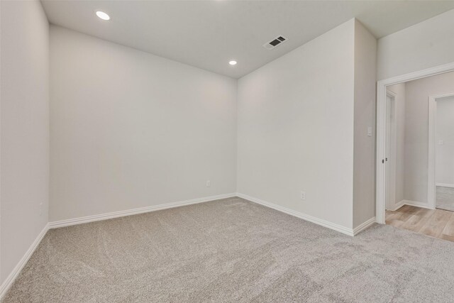 3404 Riverlawn Dr, Anna, TX 75409 - spare room with light carpet, baseboards, and recessed lighting