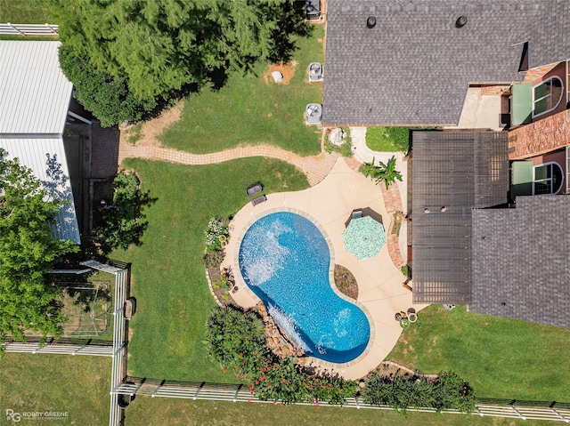 1171 Wemple Rd, Bossier City, LA 71111 - aerial view of a pool area