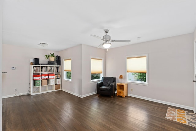 1701 Lawther Dr, River Oaks, TX 76114 - living area with wood finished floors and baseboards