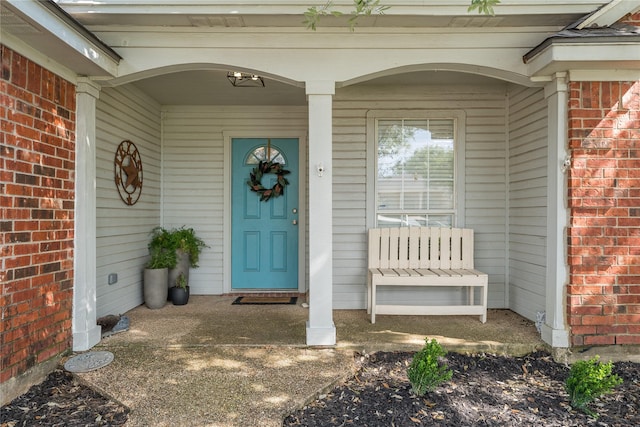 10161 Aragon Dr, Waco, TX 76708 - property entrance featuring brick siding and a porch