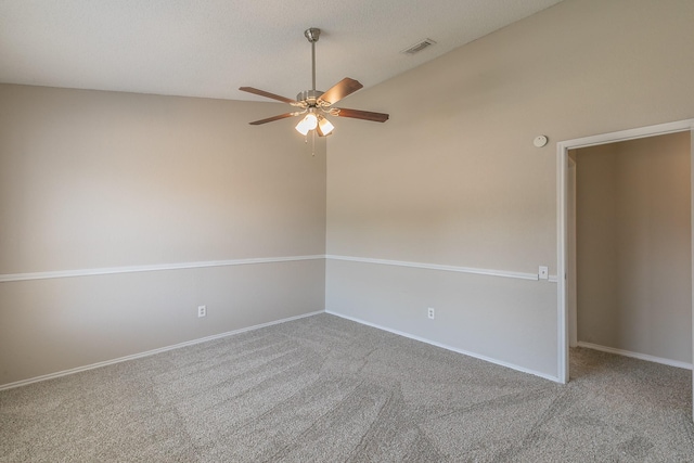 3733 River Birch Rd, Fort Worth, TX 76137 - spare room with a ceiling fan, carpet, and baseboards