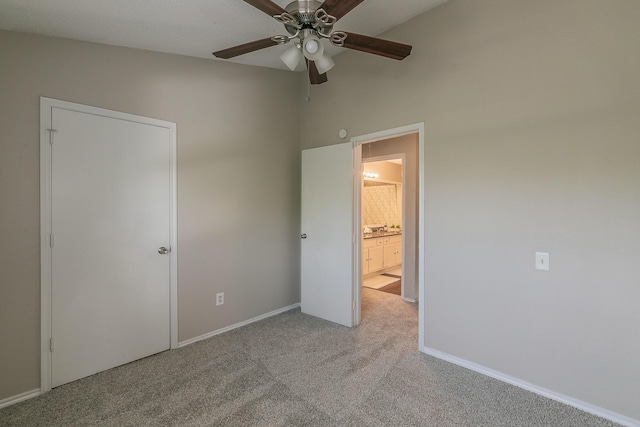 3733 River Birch Rd, Fort Worth, TX 76137 - unfurnished bedroom with carpet flooring, baseboards, and a ceiling fan