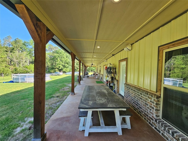 437 County Road 3190, Winnsboro, TX 75494 - view of patio featuring an outdoor pool