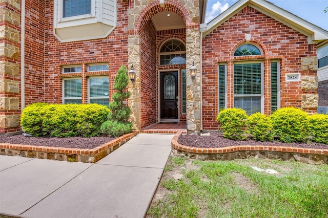 2828 Pino, Grand Prairie, TX 75054 - view of exterior entry with brick siding