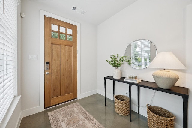 1028 Cavour Pl, Dallas, TX 75204 - foyer featuring concrete flooring and healthy amount of natural light