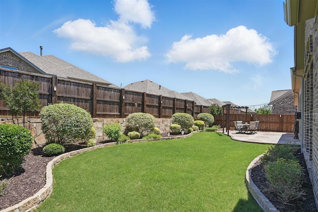 3904 Purple Sage Dr, Aubrey, TX 76227 - view of yard featuring a patio area
