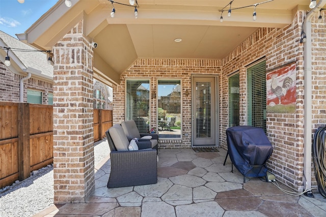 3904 Purple Sage Dr, Aubrey, TX 76227 - view of patio / terrace featuring grilling area