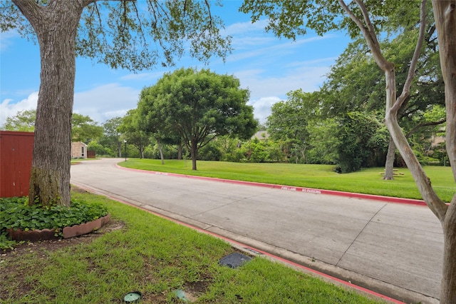 422 Arbor Creek Dr, Euless, TX 76039 - view of concrete street with curbs and view of scattered trees