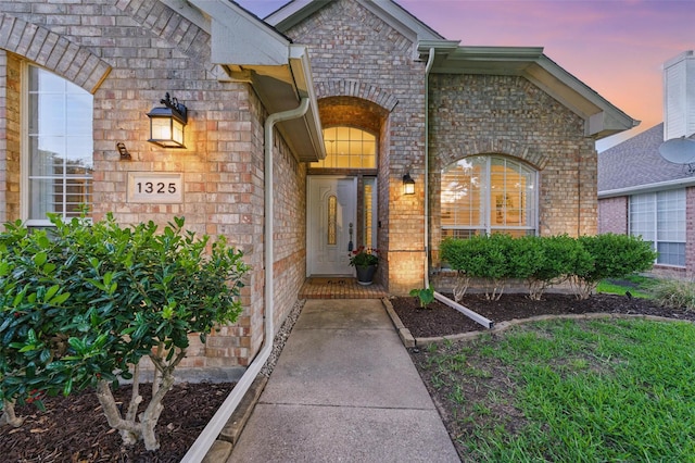 1325 Capstan Dr, Allen, TX 75013 - entrance to property with brick siding