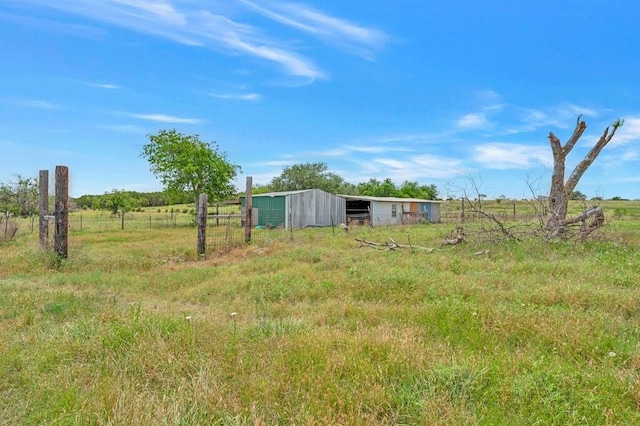 355 Texas 236 Hwy, Moody, TX 76557 - view of yard featuring an outbuilding, an outdoor structure, and a rural view