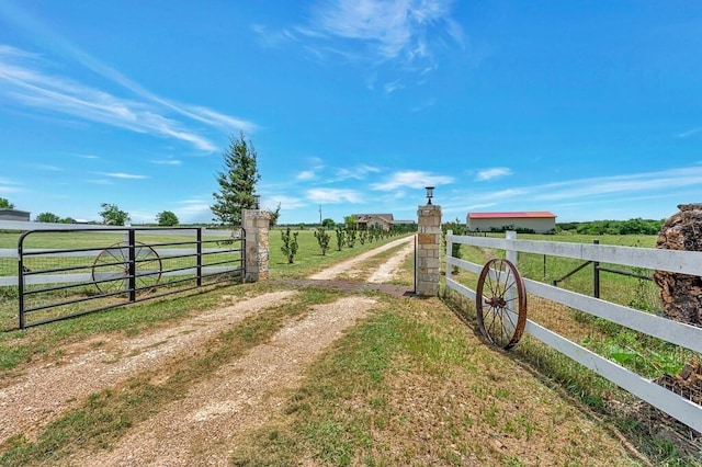 355 Texas 236 Hwy, Moody, TX 76557 - view of dirt / gravel road featuring a view of rural / pastoral area