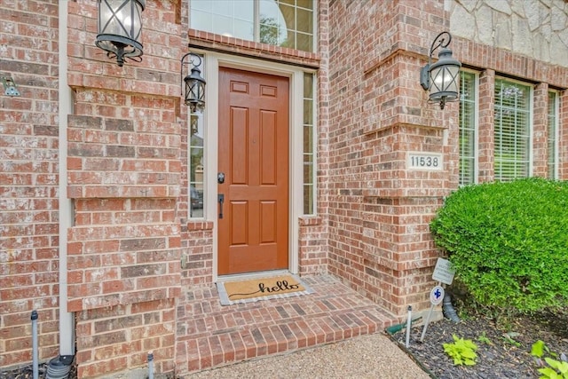 11538 Corsicana Dr, Frisco, TX 75035 - property entrance featuring brick siding