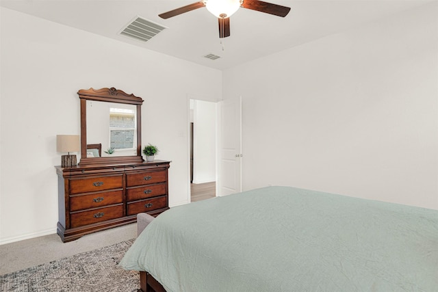 511 Poplar St, Princeton, TX 75407 - bedroom with light colored carpet and a ceiling fan
