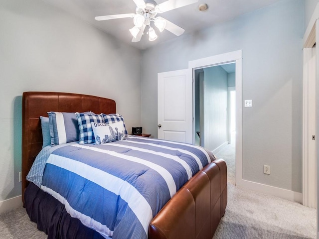3204 Wycliff Ave Unit 3216, Dallas, TX 75219 - bedroom featuring carpet flooring, baseboards, and a ceiling fan