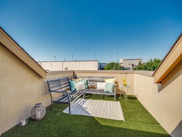 3204 Wycliff Ave Unit 3216, Dallas, TX 75219 - view of yard featuring a balcony