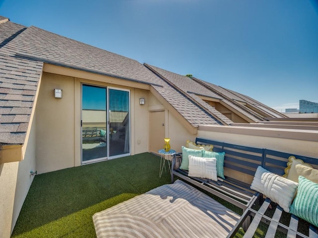 3204 Wycliff Ave Unit 3216, Dallas, TX 75219 - view of patio / terrace with a balcony