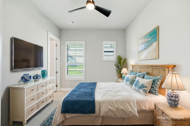4106 Tamarack Ln, Royse City, TX 75189 - bedroom featuring light colored carpet and ceiling fan