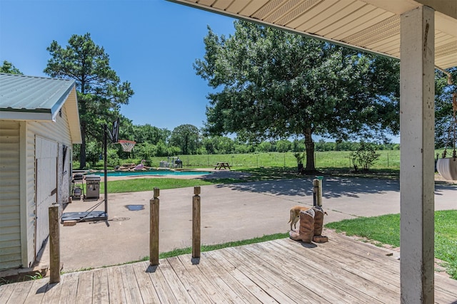 1147 Vz County Road 3417, Wills Point, TX 75169 - deck with a patio, a yard, and a grill