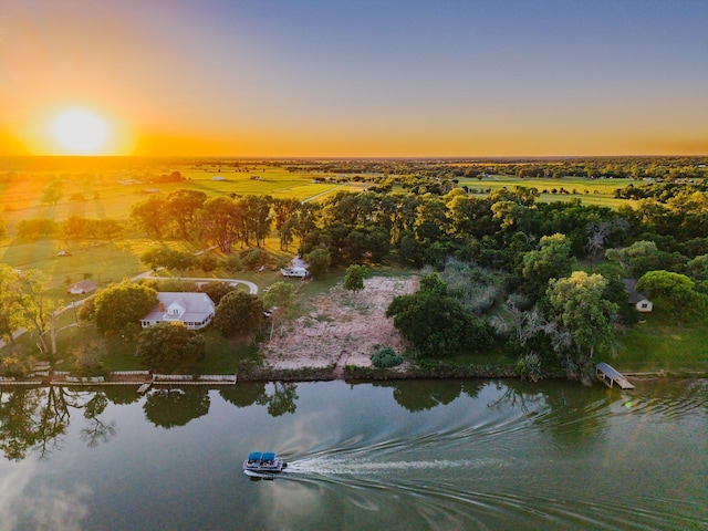1343 Buster Chatham Rd, Waco, TX 76705 - aerial view of a nearby body of water