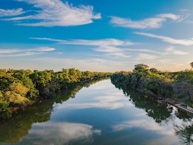 1343 Buster Chatham Rd, Waco, TX 76705 - water view featuring a heavily wooded area