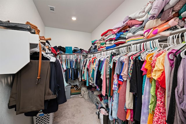 101 Goosewood Dr, Mckinney, TX 75071 - walk in closet featuring carpet flooring