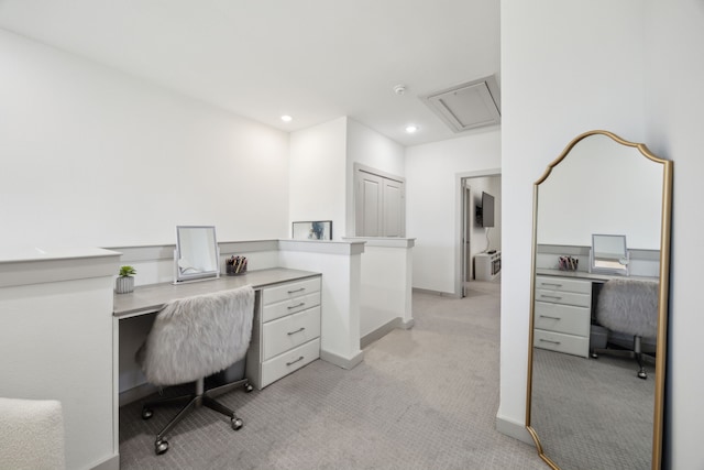 317 Mcconathy Way, Flower Mound, TX 75028 - office space featuring light carpet, recessed lighting, and baseboards