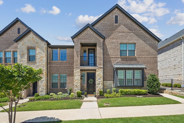 317 Mcconathy Way, Flower Mound, TX 75028 - view of front of house featuring brick siding and stone siding