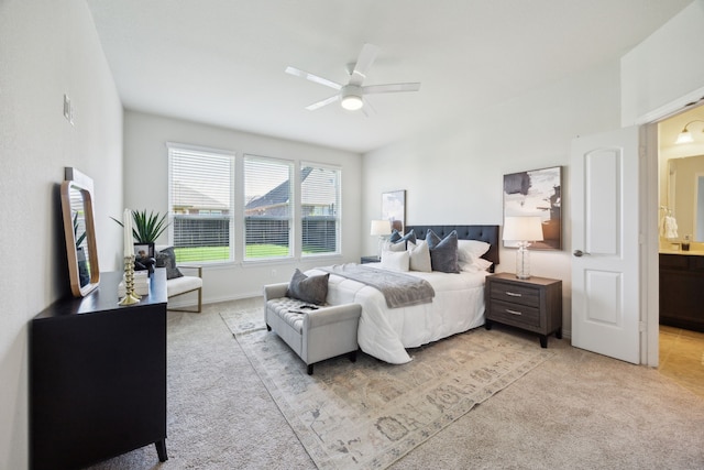 1901 Brahorn Ln, Fort Worth, TX 76131 - bedroom featuring light carpet and ceiling fan
