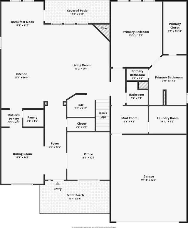 1901 Brahorn Ln, Fort Worth, TX 76131 - floor plan / room layout