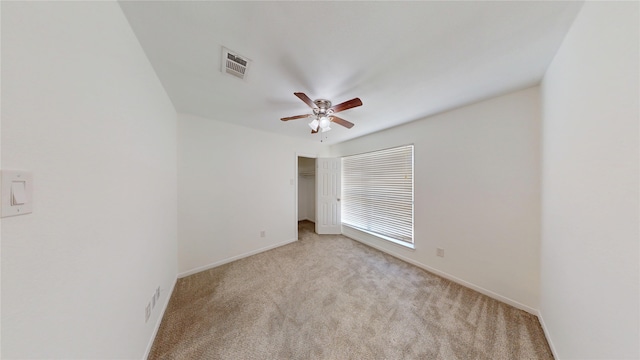 4917 Meadow Vista Pl, Garland, TX 75043 - unfurnished room with ceiling fan, light colored carpet, and baseboards