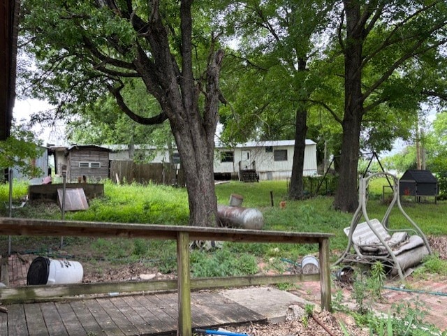 4132 Fm 546, Princeton, TX 75407 - view of yard featuring a deck