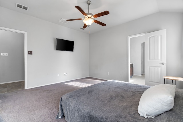 4130 Gaillardia Way, Forney, TX 75126 - bedroom with carpet flooring, a ceiling fan, and baseboards