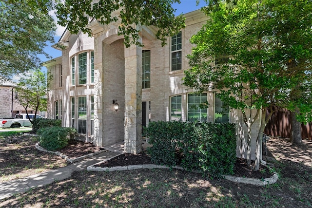5655 Redgum Dr, Fort Worth, TX 76244 - view of front of home featuring stone siding and brick siding