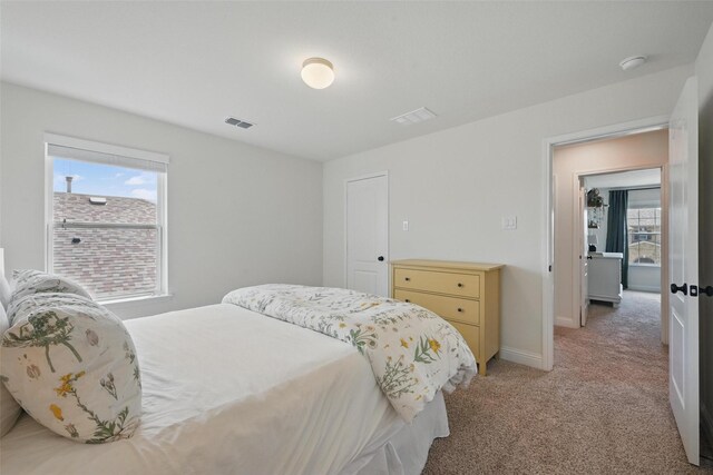 3501 Alamosa River Dr, Prosper, TX 75078 - bedroom with light colored carpet and baseboards