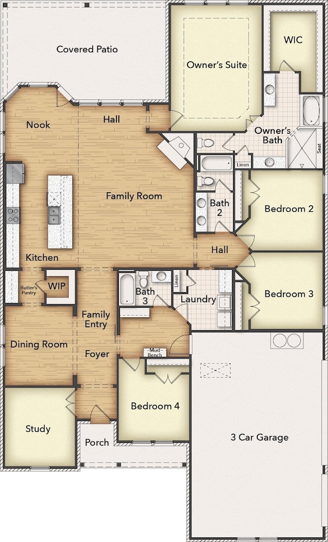 14 Louis Rd, Sherman, TX 75090 - property floor plan