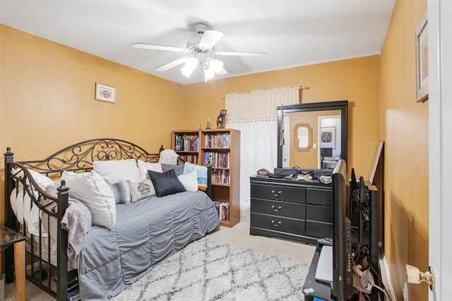 141 Buffalo Creek Dr, Desoto, TX 75115 - bedroom with carpet flooring and a ceiling fan