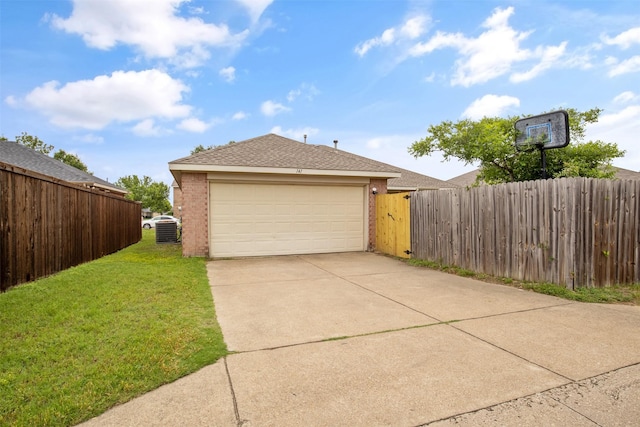 141 Buffalo Creek Dr, Desoto, TX 75115 - detached garage featuring central AC