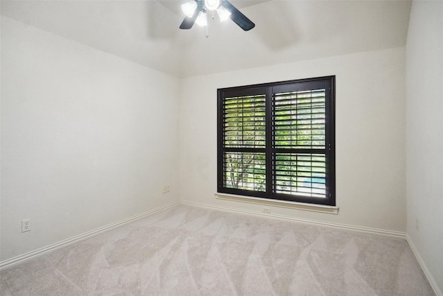 950 Roxbury Way, Keller, TX 76248 - spare room with carpet floors, a ceiling fan, baseboards, and lofted ceiling